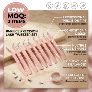 Kit d'extension de <span class=keywords><strong>cils</strong></span> avec pinces de précision, <span class=keywords><strong>cils</strong></span> pour poupées Bratz, marque privée pour artistes en <span class=keywords><strong>cils</strong></span> et formation en académie de beauté - Product Image 1