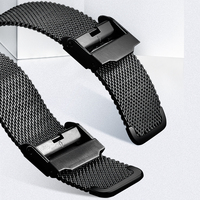 Mark Fairwhale Herren Strukturierte Luxus Automatik-Mechanische Uhr Metallarmband Wasserdicht Leuchtend Hardcore Sport-Armbanduhr FW-6500