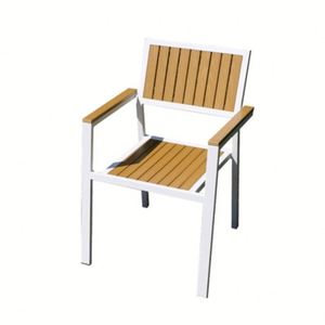 เก้าอี้ไม้และโต๊ะทำจากอะลูมิเนียมอัลลอย - Product Image 1