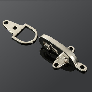 Hebilla Metálica para Ropa, Tipo Avión, de Aleación Plateada, Duradera - Product Image 1