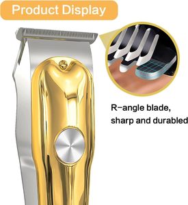 เครื่องตัดผมไฟฟ้าแบบชาร์จได้สำหรับมืออาชีพ สำหรับช่างตัดผมชาย - Product Image 5