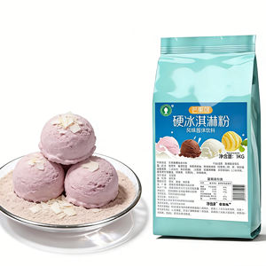 Poudre de crème glacée dure saveur taro en sachet, directement de l'usine, pour desserts, glaces, gelatos, thés au lait, mélange crémeux original, approvisionnement en vrac, marque - Product Image 1