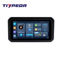 Tiypeor M23 Écran tactile 6 pouces DVR TP 5G WiFi 5.0 IP67 Android 14 Moto Sans fil CarPlay Android Auto