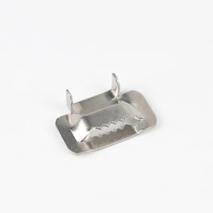 Boucle de câble en acier inoxydable FCJ 304, joints à ailettes, serrure à dents, boucle de <span class=keywords><strong>bande</strong></span> en acier inoxydable - Product Image 2