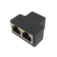 Connecteur Réseau RJ45 Femelle 8 Broches à Vis, Adaptateur RJ45 Sans Soudure, Tête Cristalline, Ignifuge pour Câble Réseau PCB