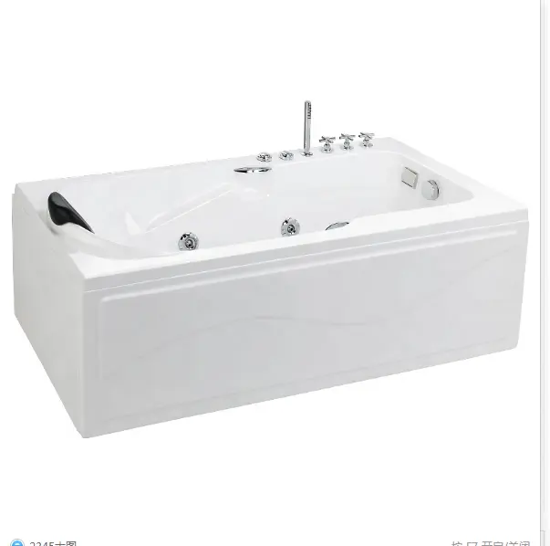 High-grade quartz stone bathtub Mini Small white Bathtub