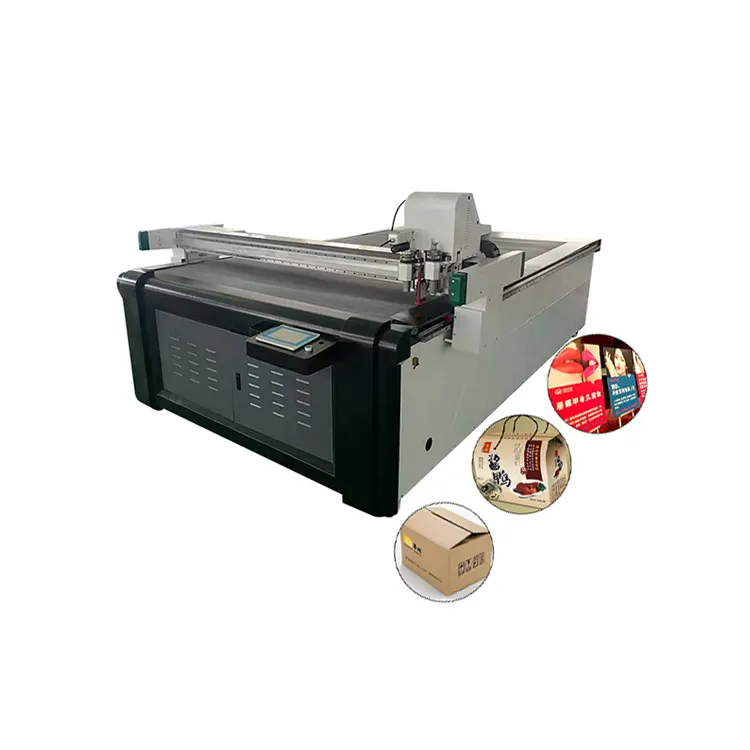 Caja de cartón TC de alta velocidad troqueladora tapa y filtro de caja de cartón inferior máquina de corte Cnc de cartón con herramienta de plegado plegable