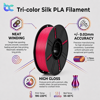 Filament PLA Soie Extrudé Haute Brillance 1,75 mm 1 kg Matériau pour Imprimante 3D Sans Post-Traitement Nécessaire Large Compatibilité Imprimantes FDM