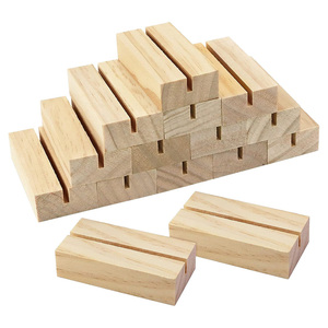 LOGO personalizzato tavolo in <span class=keywords><strong>legno</strong></span> rustico in <span class=keywords><strong>legno</strong></span> Memo titolare della carta foto immagine nota Clip supporto per matrimonio - Product Image 6