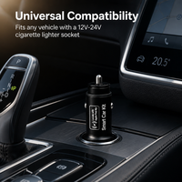 Chargeur de voiture 2-en-1 avec GPS et dispositif de localisation anti-perte, sans carte SIM requise pour véhicules