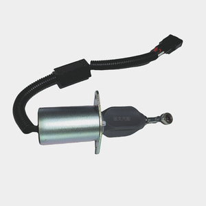 Válvula solenoide electrónica de corte Dongfeng Tianlong 37Z36-56010A para válvulas de inyección de motor diésel 6BT - Product Image 1
