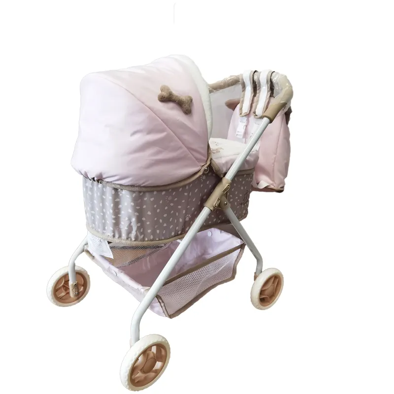 2021Hot selling fashionable for baby doll pram strollers with Swiveling Wheel Adjustable Handle baby doll pram strollers