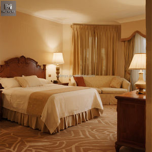 Индивидуальный Европейский дизайн, роскошные гостиничные спальные наборы, 5-звездочная гостиничная мебель для квартир и вилл из дерева меламина - Product Image 2