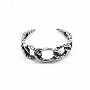 yunnique Retro Fashion Geometric Spike <b>Open</b> <b>Ring</b> Titanium Steel Men's Jewelry Gift - Product Image 1