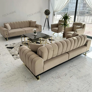 Ensemble de canapés modernes PZCN HOME, meubles de salon, canapé en tissu <span class=keywords><strong>velours</strong></span>, style nordique, canapé de luxe, meubles modulaires - Product Image 2