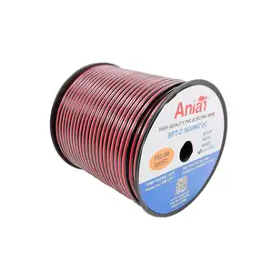 300V 105CUL 2/C 18AWG(0.824mm2) VW-1 Flexible Parallel Lamp Cords 250ft SPT-1 Electrical Wires