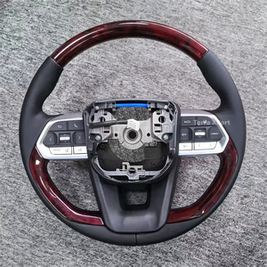 Volante de Madera Toyota para Prius Tundra Tacoma Celica Rush Fj Cruiser C-HR Allion Premio Mark2 Vios Harrier Hilux Vigo RAV4 - Product Image 3