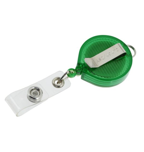 Porta Credenciales Retráctil Redondo Translúcido con Cordón, Logotipo Personalizado, Regalo Promocional para Tarjetas de Identificación, Obsequio para Ferias Comerciales - Product Image 4