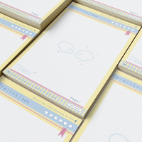 Bloc-notes multifonctionnel pour liste de tâches, notes adhésives, planificateur hebdomadaire, bloc-notes pour les affaires