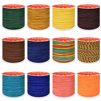 Korea 0.8Mm Nylon Zijden Koord Chinese Knoop Macrame Koord Voor Sieraden Maken Elegante En Duurzame Bevindingen & Componenten