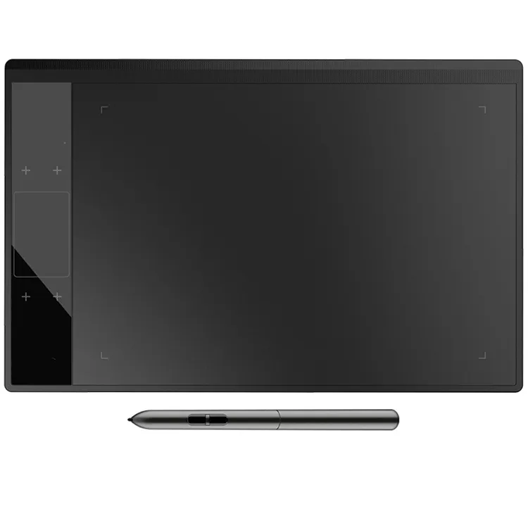 A610 V2 Drawing Tablet 10 x 6 Inches Large Working Area Graphic Tablet 8192 Levels Battery-Free Stylus Support Win & Mac