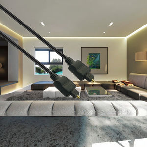 ชุดกล่อง PS4<span class=keywords><strong>สาย</strong></span>ไฟเบอร์ออฟติคอลสำหรับเครื่องเล่นดีวีดี<span class=keywords><strong>สาย</strong></span>วิดีโอออปติคอลไฟเบอร์ Toslink ดิจิตอลสีดำ - Product Image 3