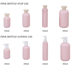 Bán hàng nóng rỗng 100ml 200ml 260ml 300ml màu hồng các loại kem dưỡng da điều hòa dầu gội bóp chai với nắp lật - Product Image 6