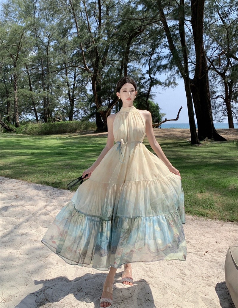 Shop Our New Chinese Style Printed Dress - Perfect for Vacation Shop Our New Chinese Style Printed Dress - Perfect for Vacation
