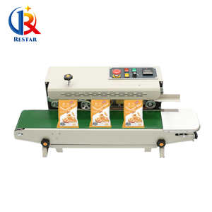 Scelleuse horizontale à bande continue pour feuilles d'aluminium avec codage à encre solide, machine de thermoscellage plastique, Selladoras De Banda Continuas - Product Image 3