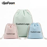 Sacs à poussière en coton personnalisés avec cordon de serrage, sacs à bijoux, sacs cadeaux, pochettes de rangement avec logo personnalisé
