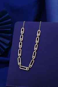 Collar con colgante redondo de oro tradicional para mujer Motivo floral Acabado antiguo - Product Image 2