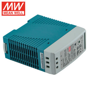 ספק כוח Mean Well DRC-60A 60W 12V להתקנה על פס דין עם נורית חיווי LED להפעלה, בעל יכולת החלפה אוטומטית (<span class=keywords><strong>UPS</strong></span>) - Product Image 3