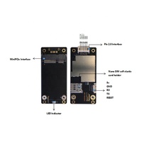 Module 3G 4G Adaptateur de carte de développement Mini PCle vers USB 2.0 avec emplacement pour carte Sim Carte convertisseur EC25