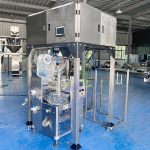 Machine d'emballage de thé triangulaire automatique la plus populaire Machine d'emballage de sac de pyramides de thé intérieur Machine d'emballage biodégradable - Product Image 2
