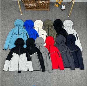 Conjunto Deportivo de Alta Calidad para Adolescentes, Chaqueta y Pantalones de Felpa Técnica Gruesa para Hombre, Ropa Deportiva para Otoño 2026 - Product Image 1