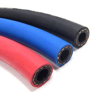 Tuyau en caoutchouc synthétique haute pression Surface anti-âge résistante à la déchirure Longueur personnalisée pour tuyau oxygène-acétylène/tuyau de propane - Product Image 1