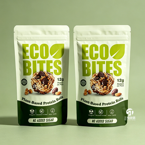 Bolsas de Embalaje de Alimentos Personalizadas para Galletas, Nueces, Dulces y Snacks, Bolsa de Aluminio con Cierre Vertical, Proveedor - Product Image 1