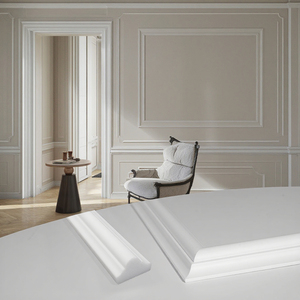 Kit de Moulures Murales Pré-découpées à Coller, Panneaux de Soubassement Prêts à Poser pour la Décoration Intérieure - Product Image 2