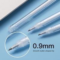Stylos surligneurs gel blancs haute couvrance avec pointe fine de 0,9 mm pour le dessin, l'aquarelle, les artistes et les étudiants