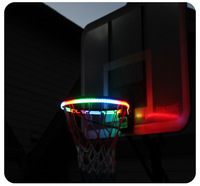 Lampe LED en forme de panier de basket-ball, alimentée par énergie solaire, lumière à couleur changeante, Induction