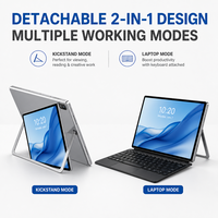 Ordinateur portable tactile 2-en-1 de 14 pouces, tout neuf, Intel N95 Quad Core 3,46 GHz, 12 Go de RAM LPDDR4, Windows 11 Home, SSD, métal