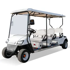 Großhandel Golfwagen Elektrofahrzeug Dienstleistungswagen Golfwagen 6-Sitzer Golfwagen