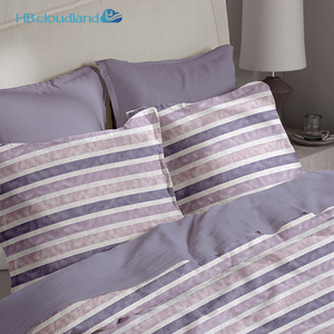 Set Copripiumino di Lusso Cloudland in Poliestere Ecologico Tinto in Filo Geometrico, Jacquard, Misura King, 3 Pezzi, Per Tutte le Stagioni - Product Image 6