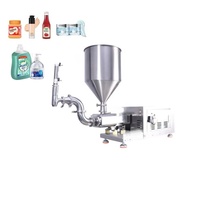 Machine de remplissage de bureau à double vis, pompe à cavité progressive pour eaux usées, aliments, gels, beurres, huiles, sodas et crèmes à haute viscosité
