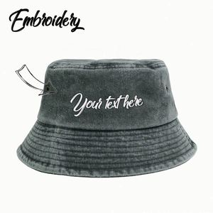 Custom Logo Embroidered One-Piece Promotional Cotton Bucket <b>Hat</b> <b>for</b> Fishing Casual Outings Skiing Great <b>for</b> Business Events - Product Image 1