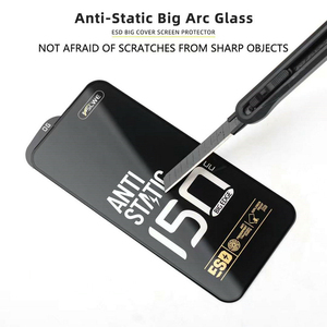 Protection d'écran en verre trempé ESD avancé anti-statique <span class=keywords><strong>150CC</strong></span> Big Arc Glass pour iPhone 17 16 15 14 Pro <span class=keywords><strong>Max</strong></span> - Product Image 4