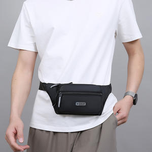 Riñonera Deportiva Unisex de Moda, Gris, de Tela Oxford, Ligera, Transpirable, para Viajes de Negocios y Desplazamientos Diarios - Product Image 2