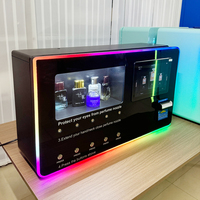 Máquina Expendedora Automática de Perfume de Sobremesa, Pequeña, con Pago con Tarjeta de Crédito, Dispensador de Fragancias Recargable DIY, SDK Personalizado