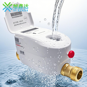 Medidor de agua de material de cobre XXD IoT con protección contra fraudes LoRaWAN Medidores de agua prepagos OEM personalizables Clase de protección IP68 - Product Image 1