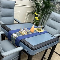 Table de Mahjong Automatique Silencieuse à Quatre Ports, Anti-Blocage, avec Chargement USB en Métal, Équipement de Jeu Commercial d'Intérieur – Approvisionnement Direct Usine
